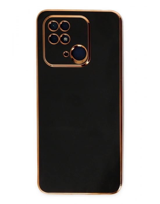 Newface Xiaomi Redmi 10C Kılıf Volet Silikon - Siyah