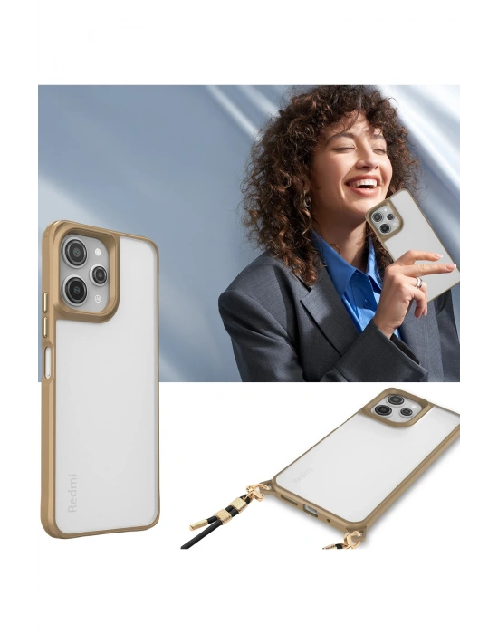 Newface Xiaomi Redmi 12 Kılıf Penta Silikon Kılıf - Siyah