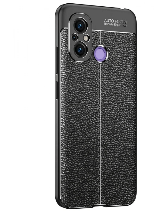 Newface Xiaomi Redmi 12C Kılıf Auto Focus Kapak - Siyah