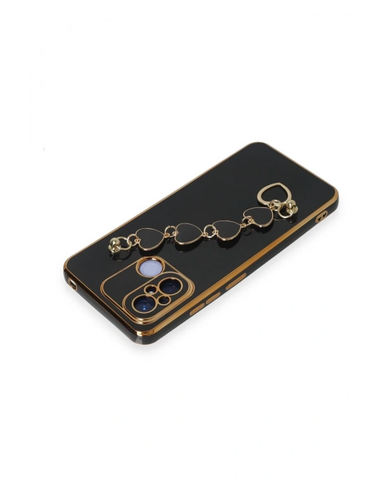 Newface Xiaomi Redmi 12C Kılıf Esila Silikon - Siyah