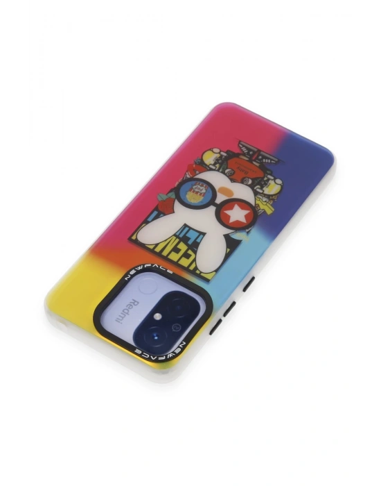 Newface Xiaomi Redmi 12C Kılıf Estoril Desenli Kapak - Estoril - 10