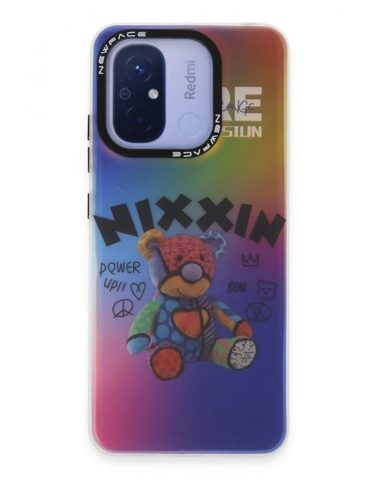 Newface Xiaomi Redmi 12C Kılıf Estoril Desenli Kapak - Estoril - 11