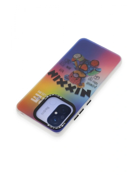 Newface Xiaomi Redmi 12C Kılıf Estoril Desenli Kapak - Estoril - 11