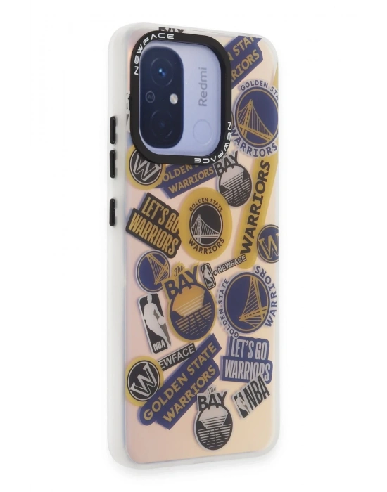 Newface Xiaomi Redmi 12C Kılıf Estoril Desenli Kapak - Estoril - 13