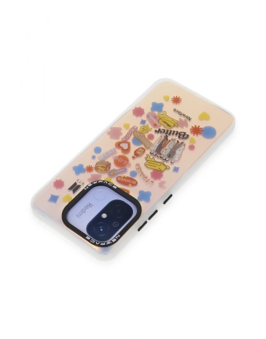 Newface Xiaomi Redmi 12C Kılıf Estoril Desenli Kapak - Estoril - 16