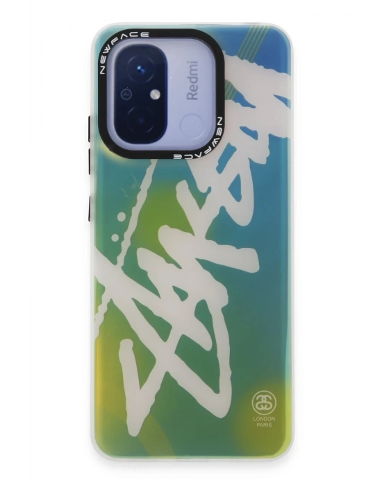 Newface Xiaomi Redmi 12C Kılıf Estoril Desenli Kapak - Estoril - 2