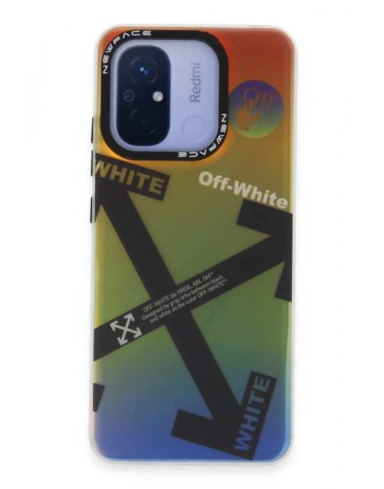 Newface Xiaomi Redmi 12C Kılıf Estoril Desenli Kapak - Estoril - 5