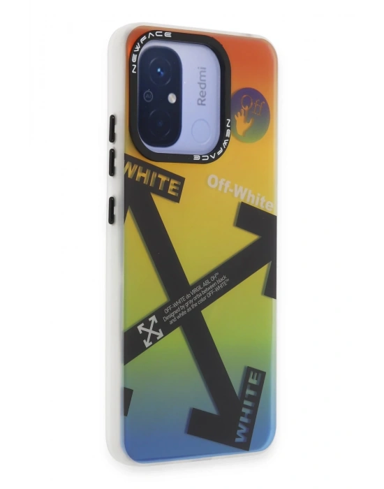 Newface Xiaomi Redmi 12C Kılıf Estoril Desenli Kapak - Estoril - 5