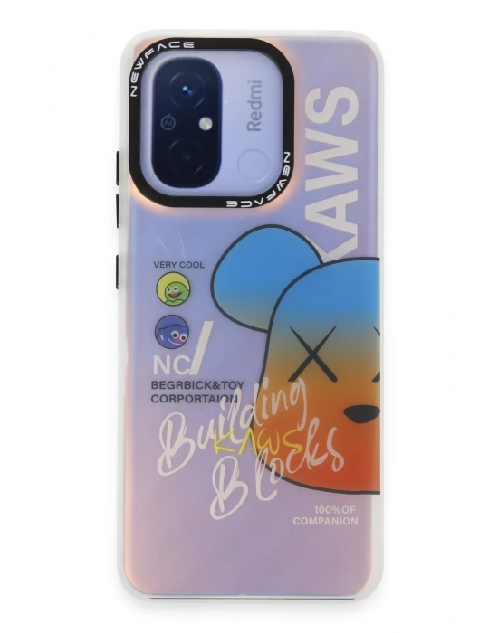 Newface Xiaomi Redmi 12C Kılıf Estoril Desenli Kapak - Estoril - 6