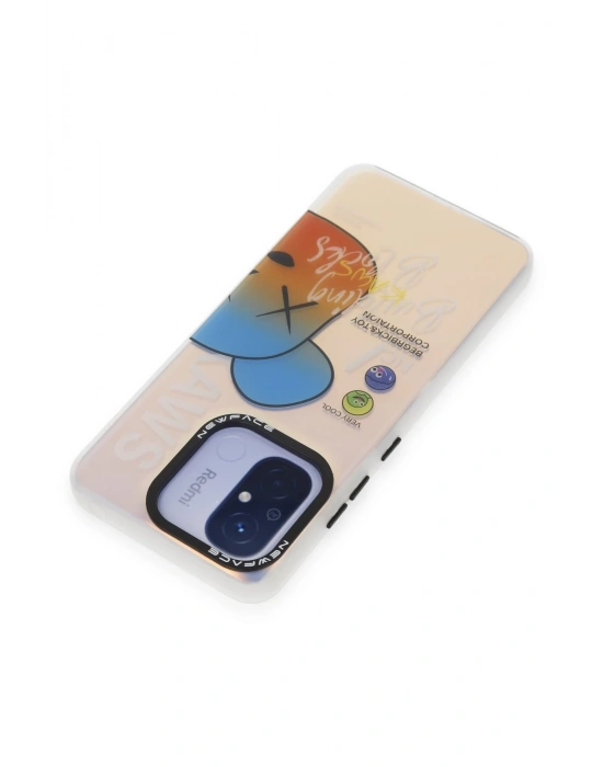 Newface Xiaomi Redmi 12C Kılıf Estoril Desenli Kapak - Estoril - 6