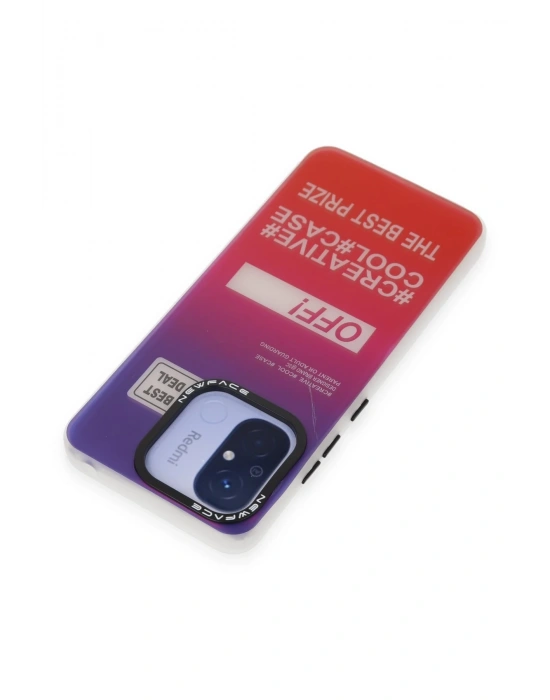 Newface Xiaomi Redmi 12C Kılıf Estoril Desenli Kapak - Estoril - 9