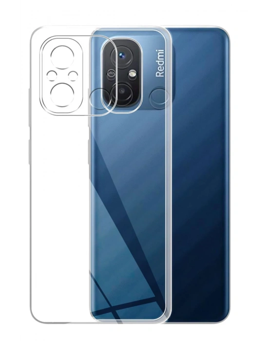 Newface Xiaomi Redmi 12C Kılıf Lüx Şeffaf Silikon