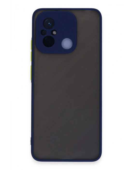 Newface Xiaomi Redmi 12C Kılıf Montreal Silikon Kapak - Lacivert