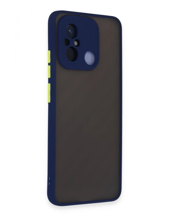 Newface Xiaomi Redmi 12C Kılıf Montreal Silikon Kapak - Lacivert