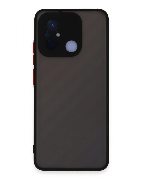 Newface Xiaomi Redmi 12C Kılıf Montreal Silikon Kapak - Siyah