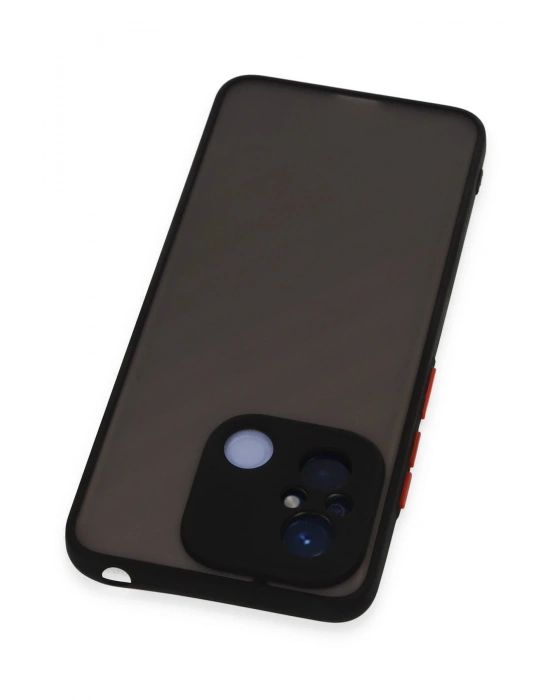 Newface Xiaomi Redmi 12C Kılıf Montreal Silikon Kapak - Siyah