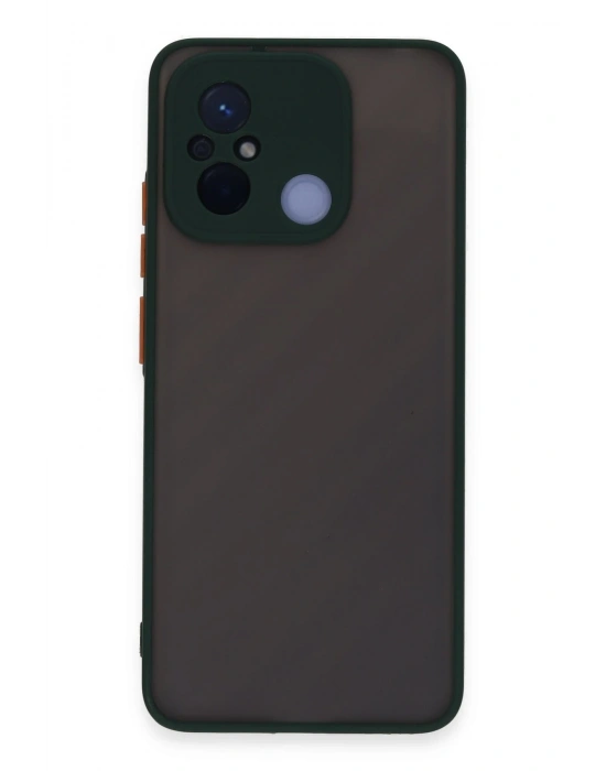 Newface Xiaomi Redmi 12C Kılıf Montreal Silikon Kapak - Yeşil