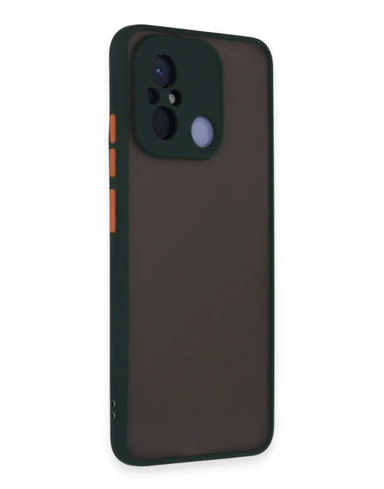 Newface Xiaomi Redmi 12C Kılıf Montreal Silikon Kapak - Yeşil