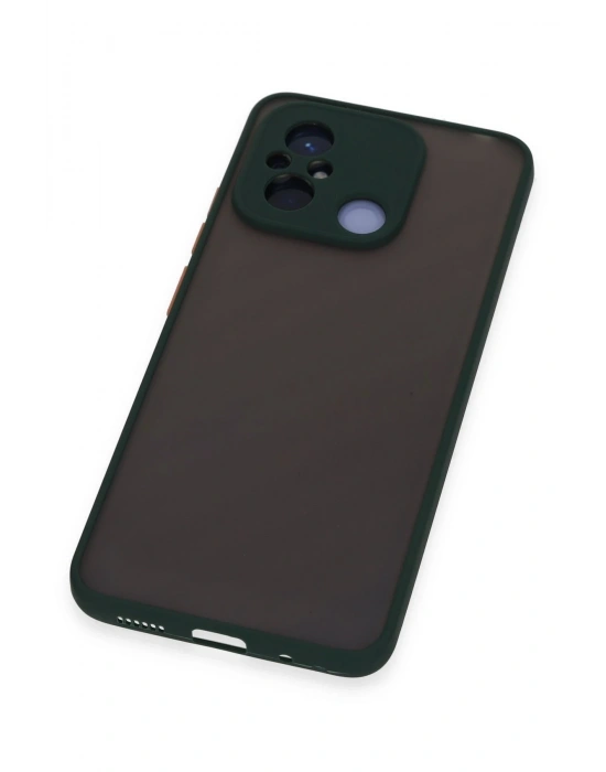 Newface Xiaomi Redmi 12C Kılıf Montreal Silikon Kapak - Yeşil