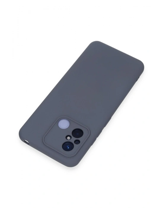 Newface Xiaomi Redmi 12C Kılıf Nano içi Kadife Silikon - Gri