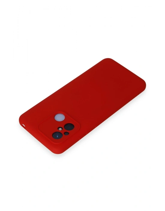 Newface Xiaomi Redmi 12C Kılıf Nano içi Kadife Silikon - Kırmızı