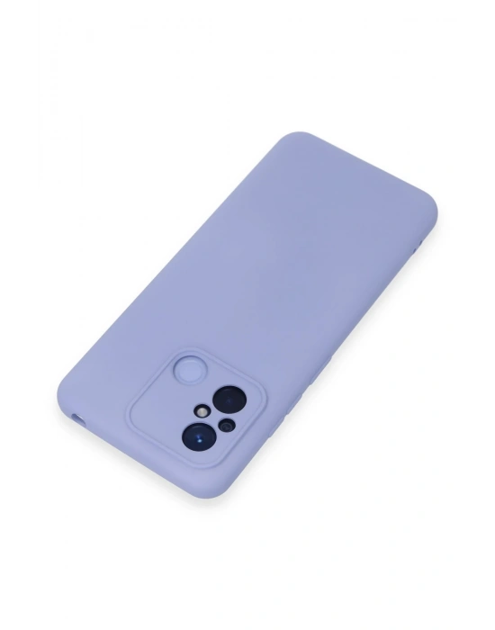 Newface Xiaomi Redmi 12C Kılıf Nano içi Kadife Silikon - Lila
