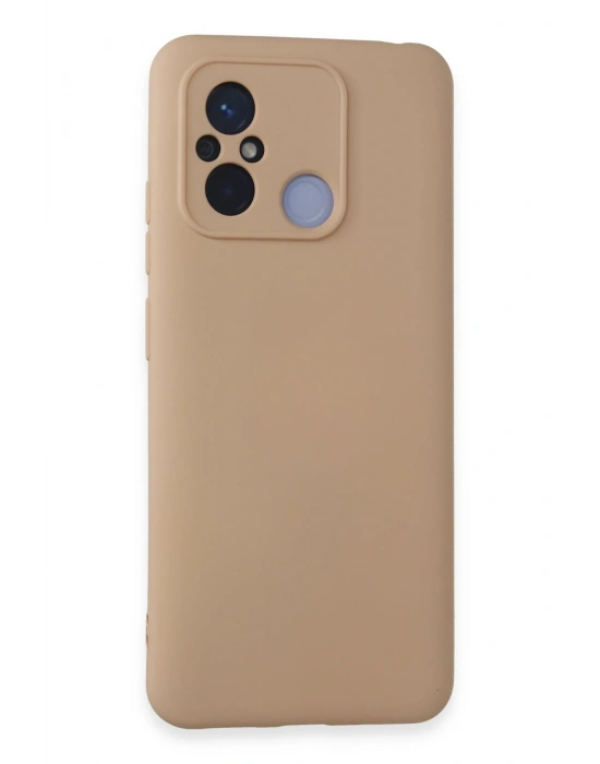 Newface Xiaomi Redmi 12C Kılıf Nano içi Kadife Silikon - Pudra