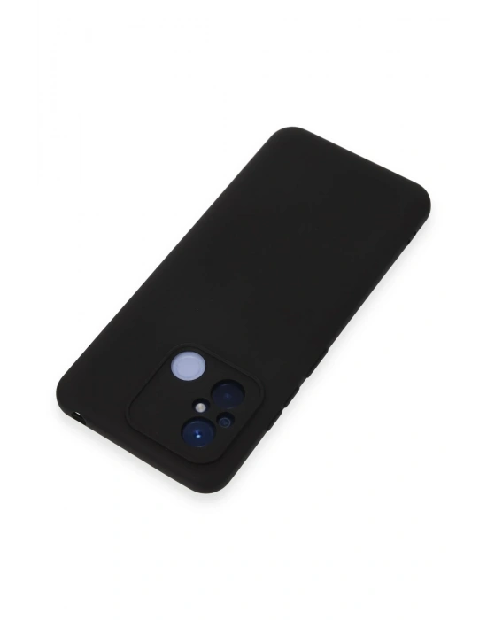 Newface Xiaomi Redmi 12C Kılıf Nano içi Kadife Silikon - Siyah
