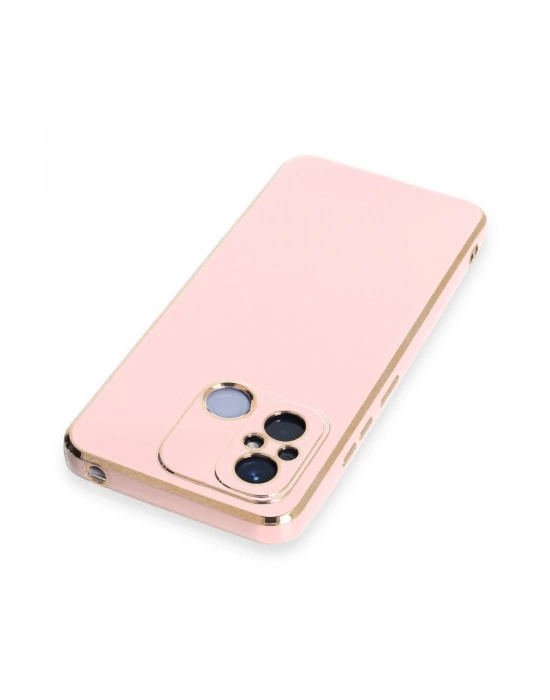 Newface Xiaomi Redmi 12C Kılıf Volet Silikon - Pembe