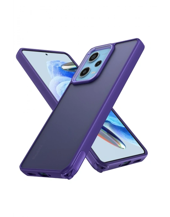 Newface Xiaomi Redmi 13 4G Kılıf Elegant Kapak - Derin Mor