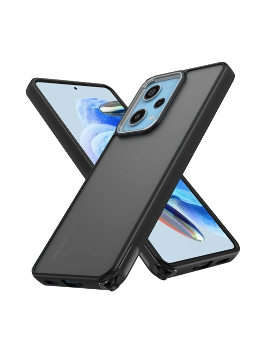 Newface Xiaomi Redmi 13 4G Kılıf Elegant Kapak - Siyah