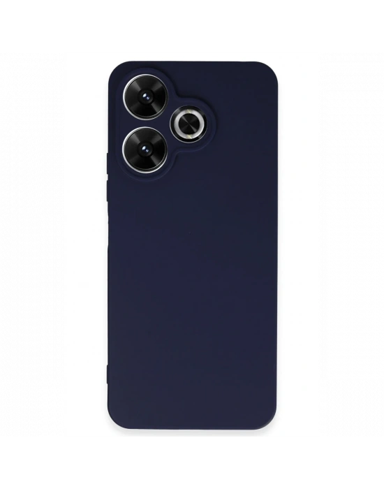Newface Xiaomi Redmi 13 4G Kılıf First Silikon - Lacivert
