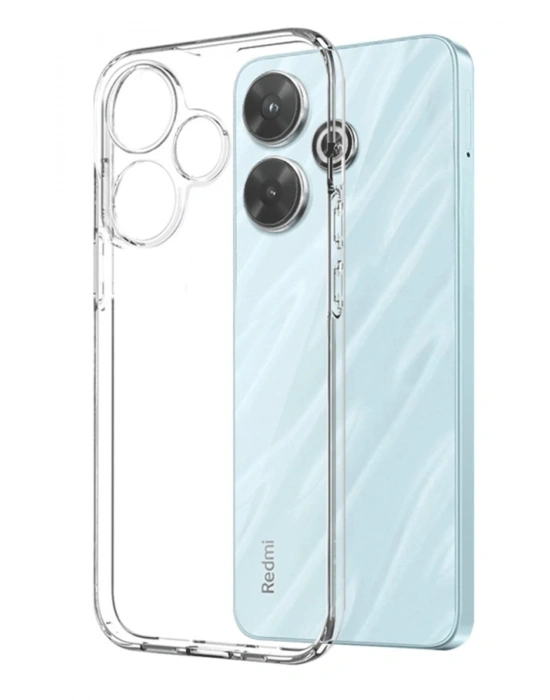 Newface Xiaomi Redmi 13 4G Kılıf Lüx Şeffaf Silikon