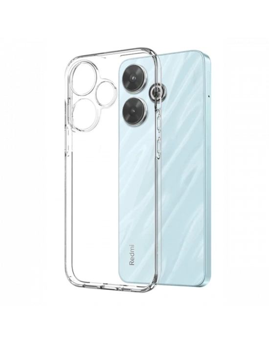 Newface Xiaomi Redmi 13 4G Kılıf Lüx Şeffaf Silikon