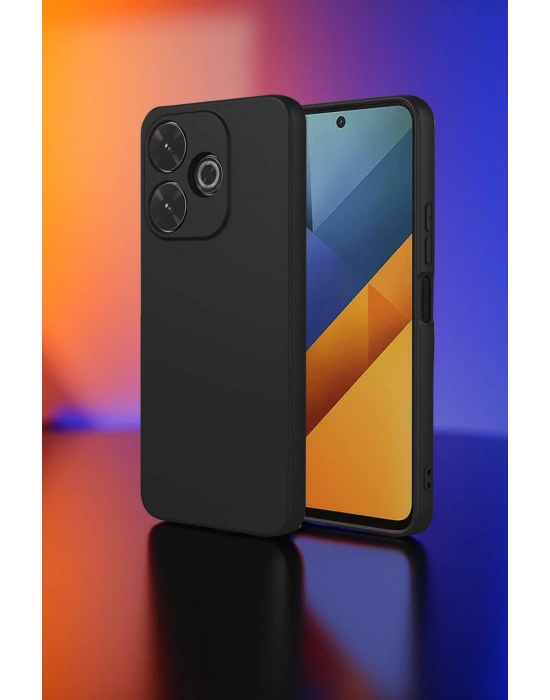 Newface Xiaomi Redmi 13 4G Kılıf Nano içi Kadife Silikon - Pudra