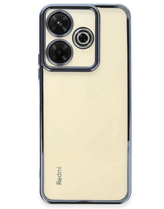 Newface Xiaomi Redmi 13 4G Kılıf Razer Lensli Silikon - Açık Mavi