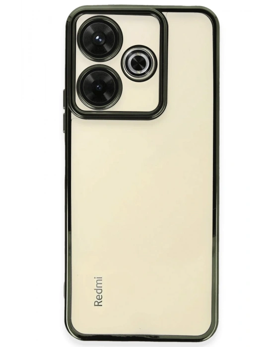 Newface Xiaomi Redmi 13 4G Kılıf Razer Lensli Silikon - Yeşil