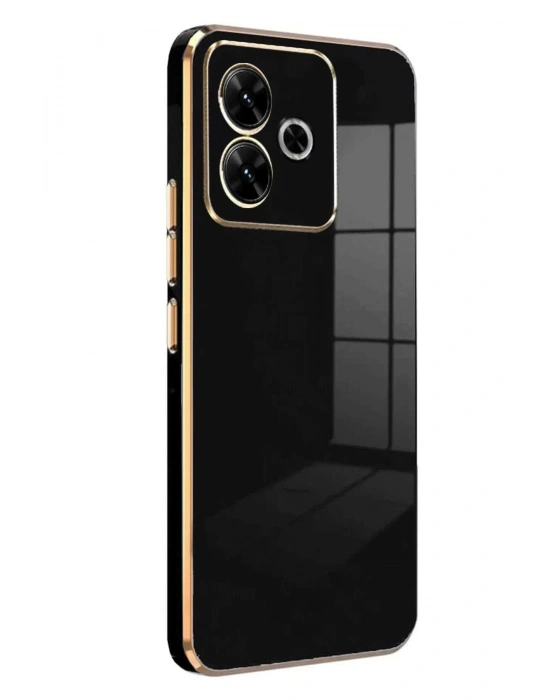 Newface Xiaomi Redmi 13 4G Kılıf Volet Silikon - Siyah