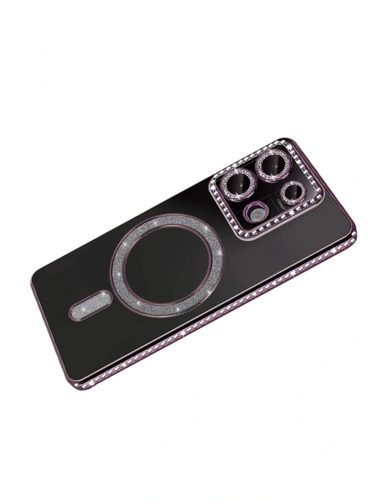 Newface Xiaomi Redmi 13C Joke Simli Magneticsafe Kılıf - Pembe