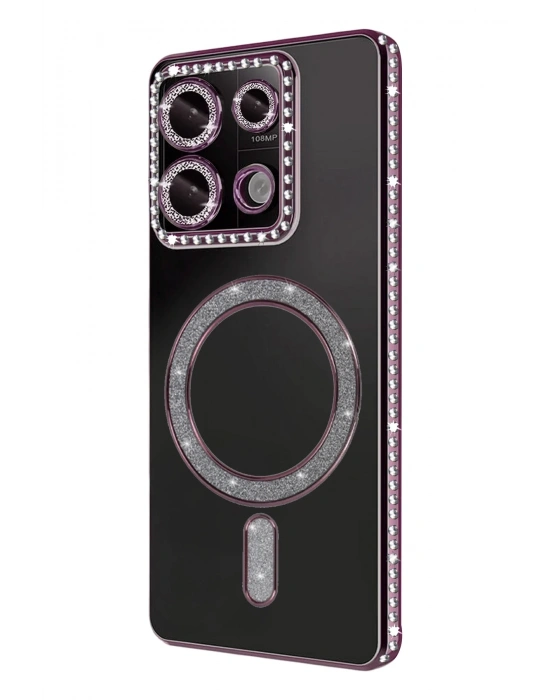 Newface Xiaomi Redmi 13C Joke Simli Magneticsafe Kılıf - Pembe