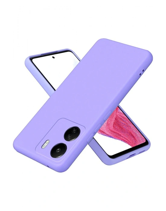Newface Xiaomi Redmi 13C Kılıf First Silikon - Lila