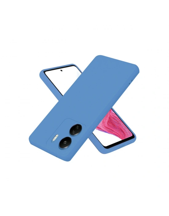 Newface Xiaomi Redmi 13C Kılıf First Silikon - Mavi