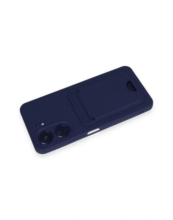 Newface Xiaomi Redmi 13C Kılıf Kelvin Kartvizitli Silikon - Lacivert