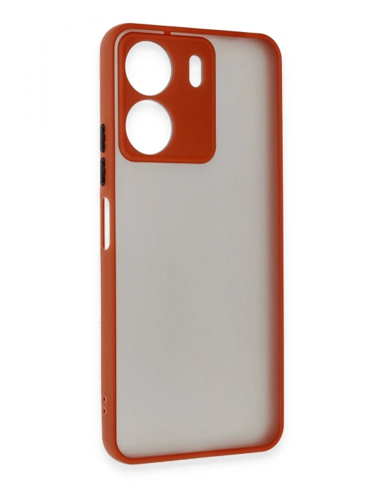 Newface Xiaomi Redmi 13C Kılıf Montreal Silikon Kapak - Kırmızı