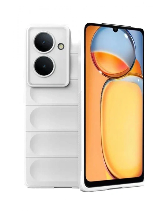 Newface Xiaomi Redmi 13C Kılıf Optimum Silikon - Krem