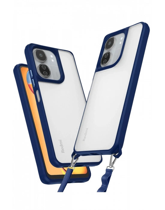 Newface Xiaomi Redmi 13C Kılıf Penta Silikon Kılıf - Lacivert