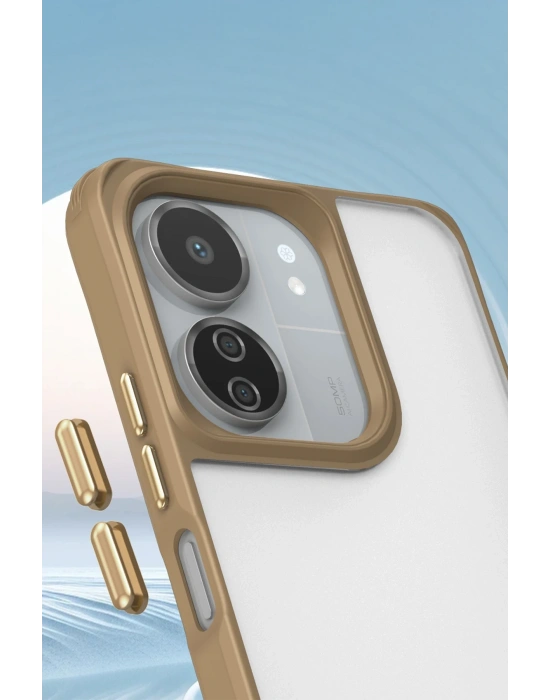 Newface Xiaomi Redmi 13C Kılıf Penta Silikon Kılıf - Titan Gri