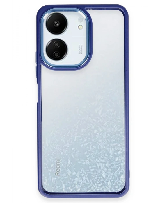 Newface Xiaomi Redmi 13C Kılıf Power Silikon - Lacivert