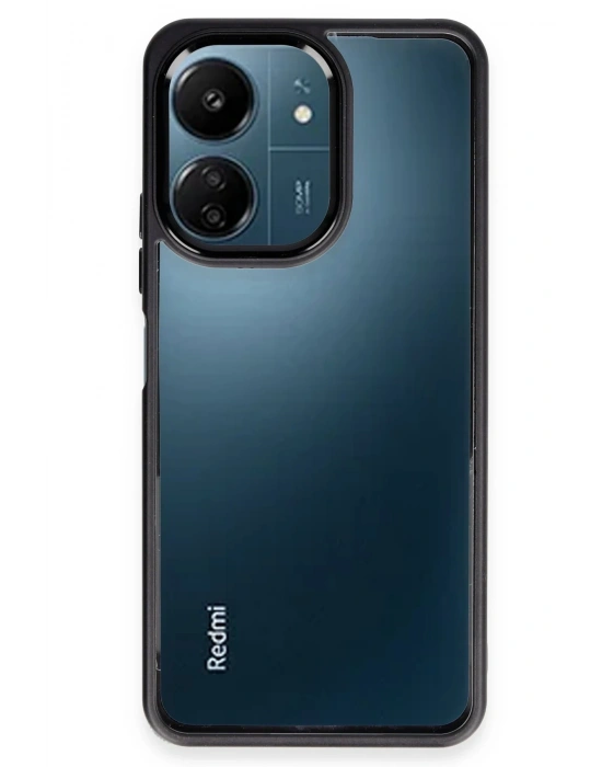 Newface Xiaomi Redmi 13C Kılıf Power Silikon - Siyah