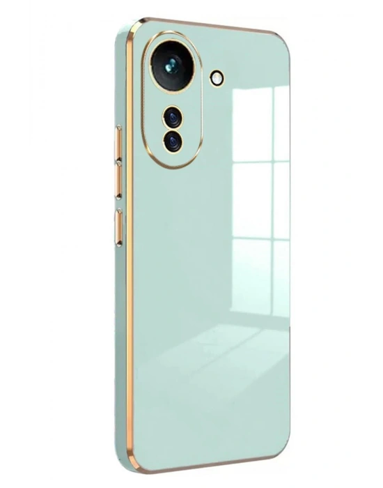 Newface Xiaomi Redmi 13C Kılıf Volet Silikon - Açık Yeşil